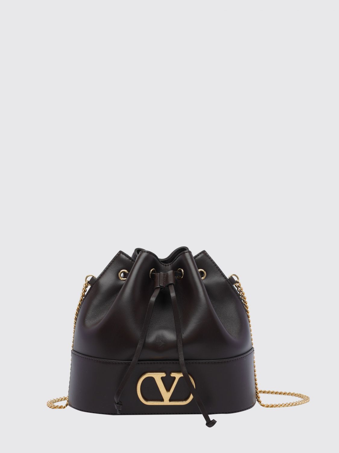 VALENTINO GARAVANI VLogo Signature Mini Bucket Bag in Calf Leather
