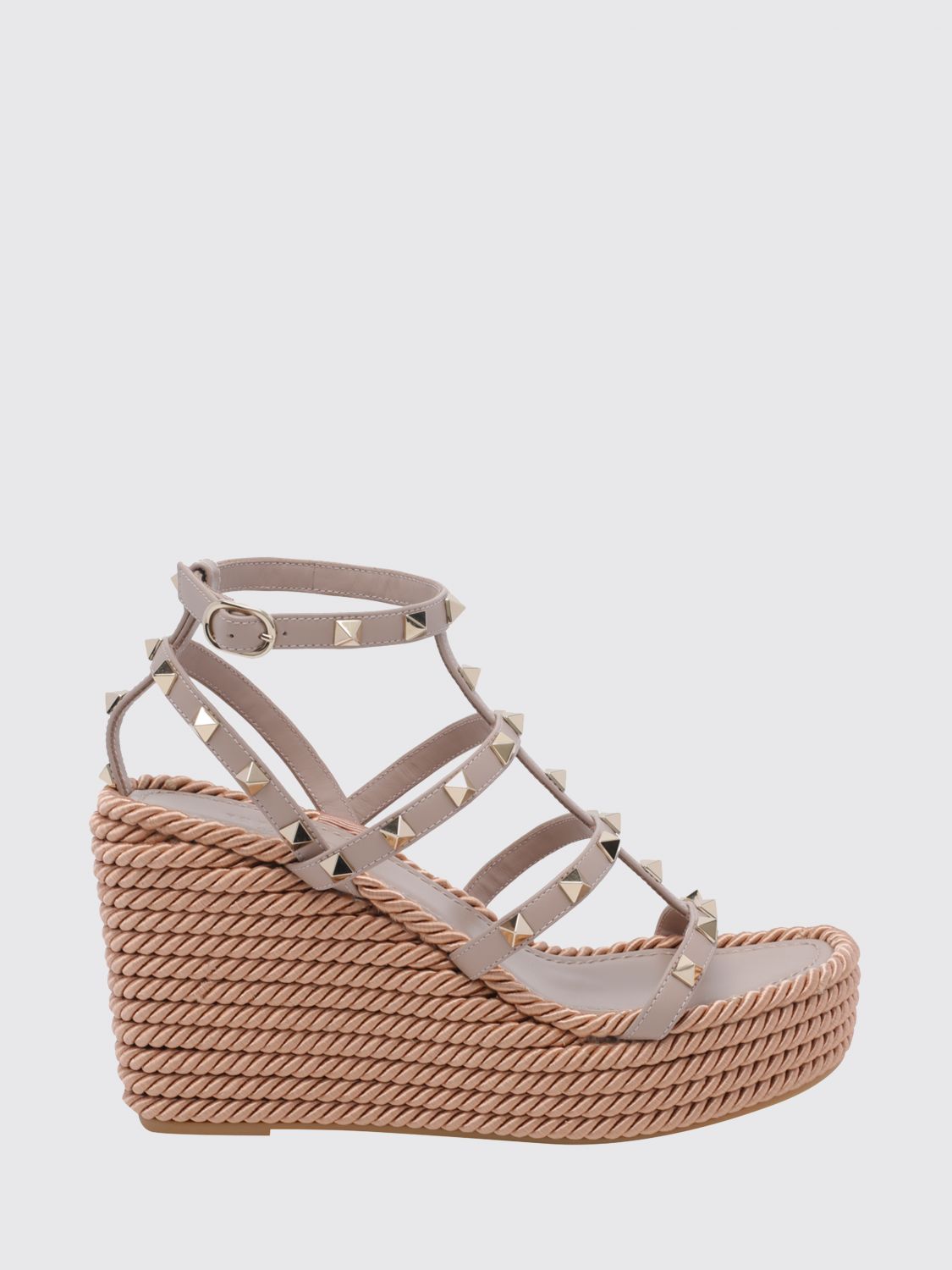 VALENTINO GARAVANI Wedge Shoes Woman color Blush Pink