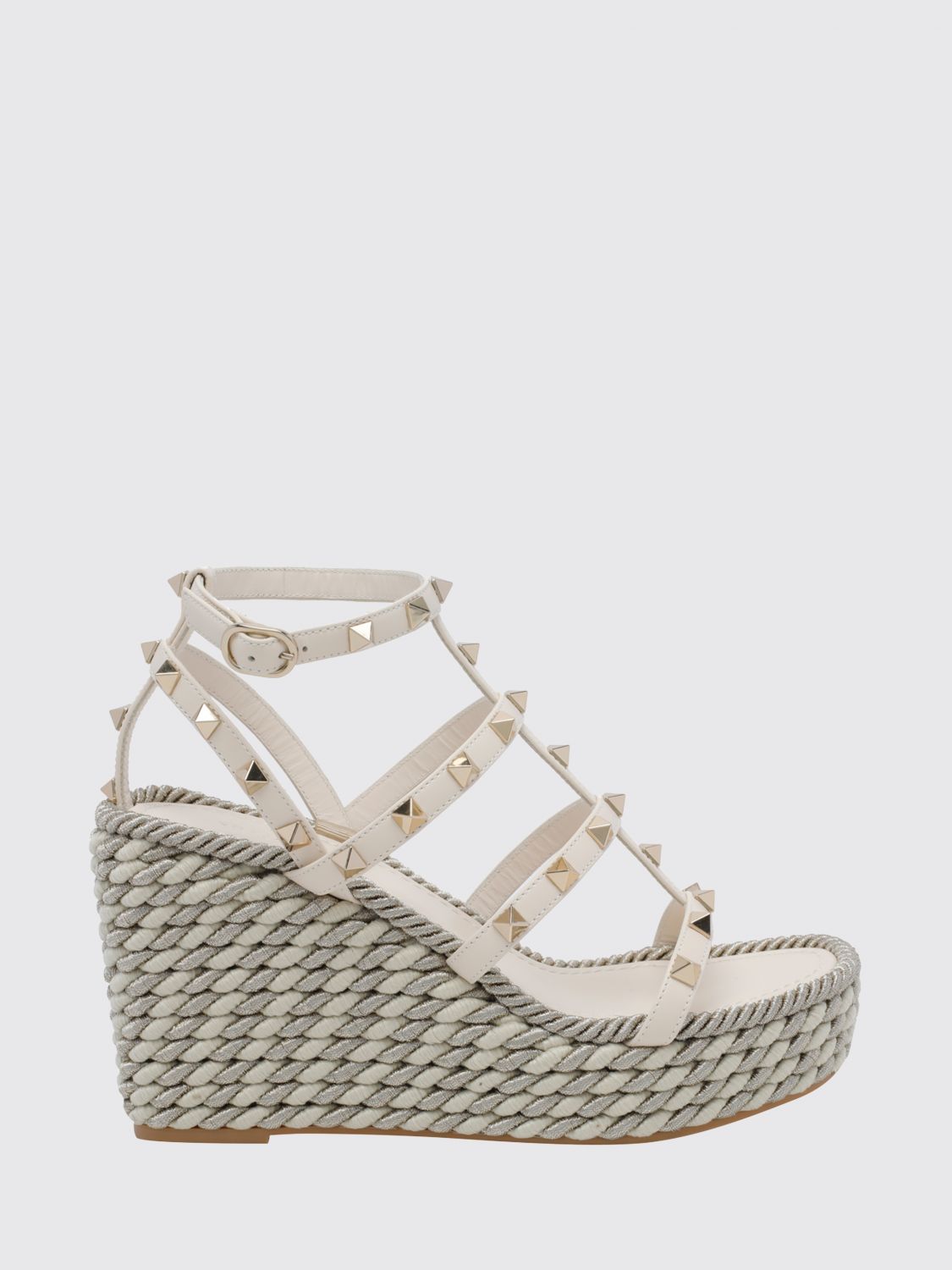 VALENTINO GARAVANI Scarpe Con Zeppa Donna colore Bianco