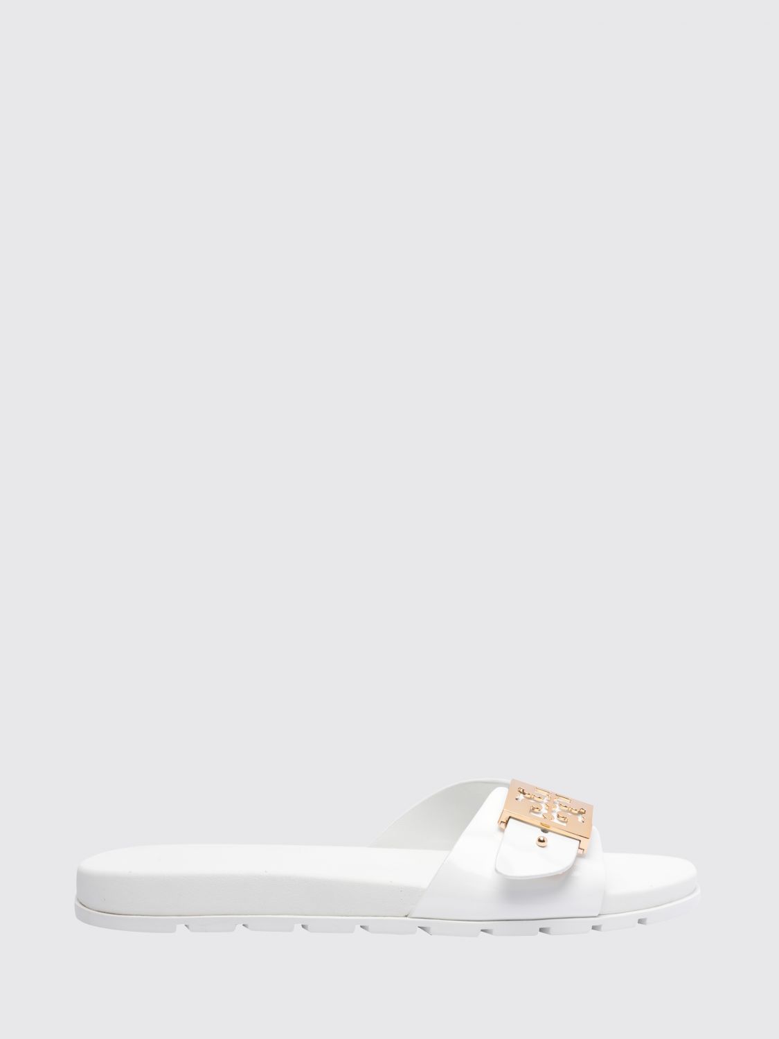 TORY BURCH Mellow Rubber Mule Sandals with Double T Logo and Low Heel　TORY BURCH ダブルTロゴ＆ローヒールメローラバーミュールサンダル TORY
