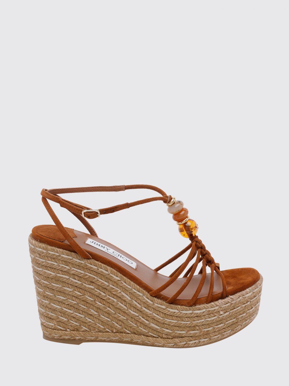 JIMMY CHOO Wedge Shoes Woman color Brown