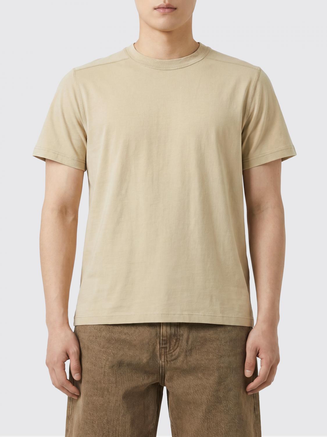 RICK OWENS Crewneck T-shirt in Pure Cotton Jersey