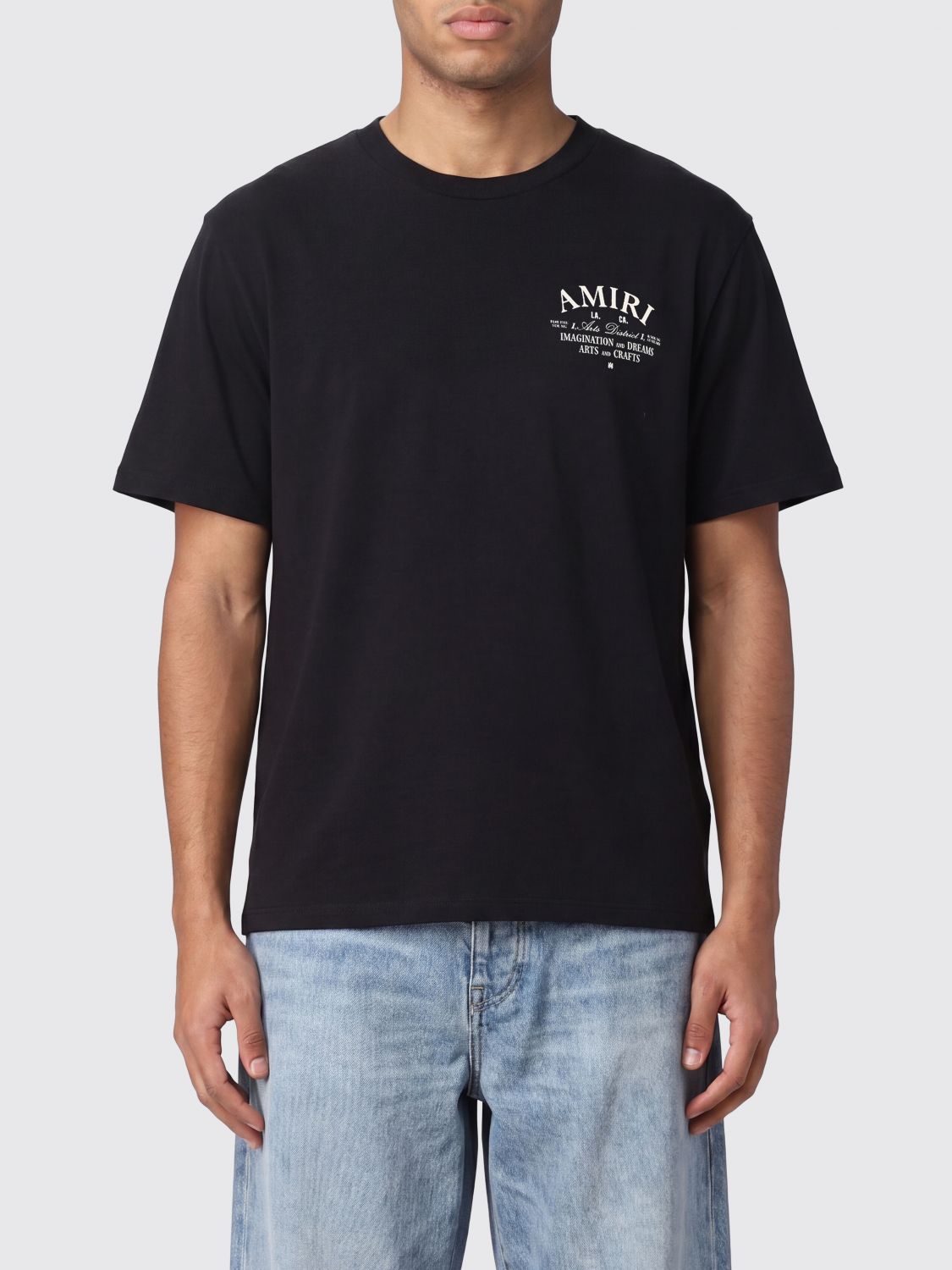 AMIRI Contrasting Logo Cotton T-Shirt　AMIRI コントラストロゴ コットン Tシャツ AMIRI