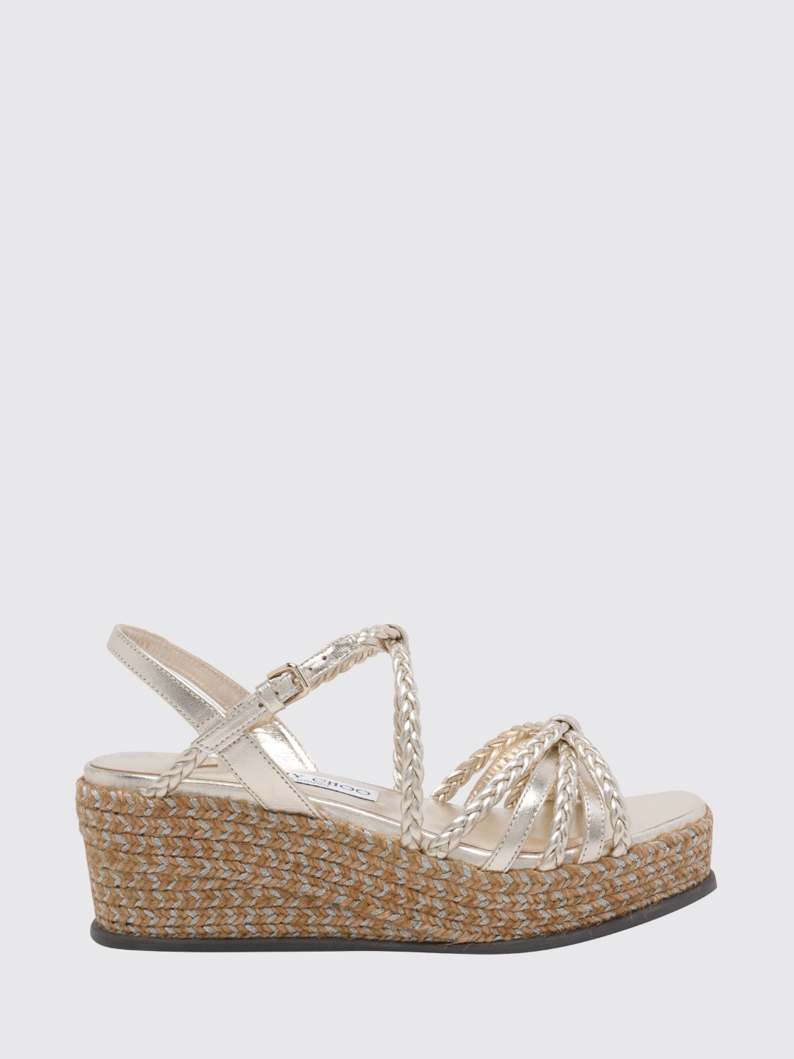 JIMMY CHOO Wedge Shoes Woman color Gold