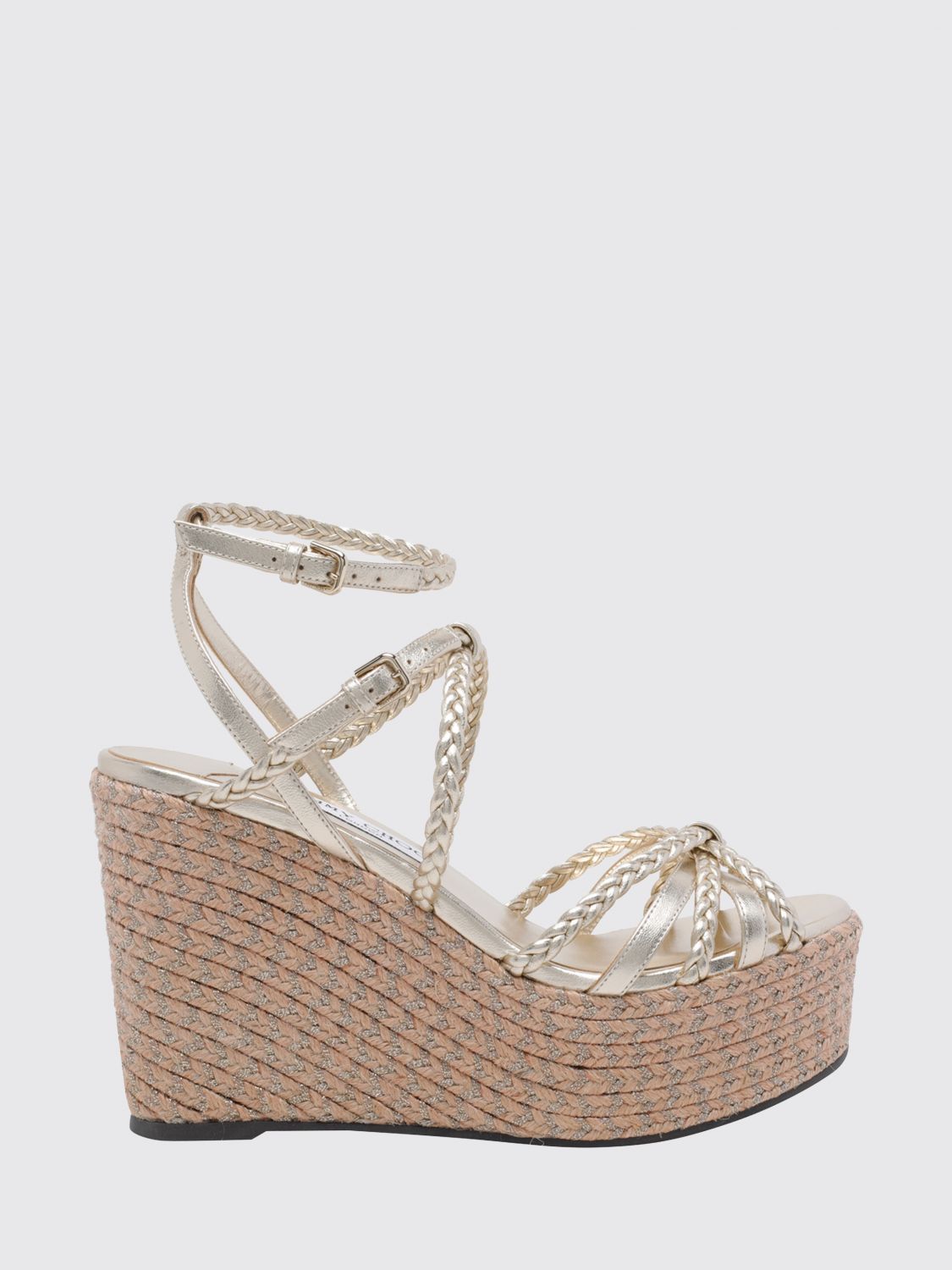 JIMMY CHOO Wedge Shoes Woman color Gold