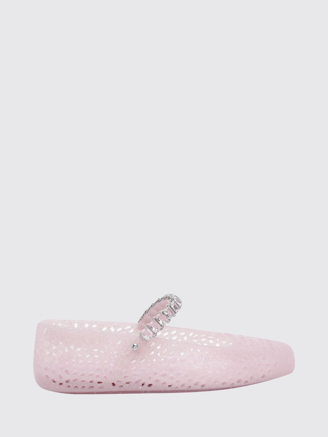 JIMMY CHOO Ballerine Mary Jane The Jelly in PVC traforato con cristalli