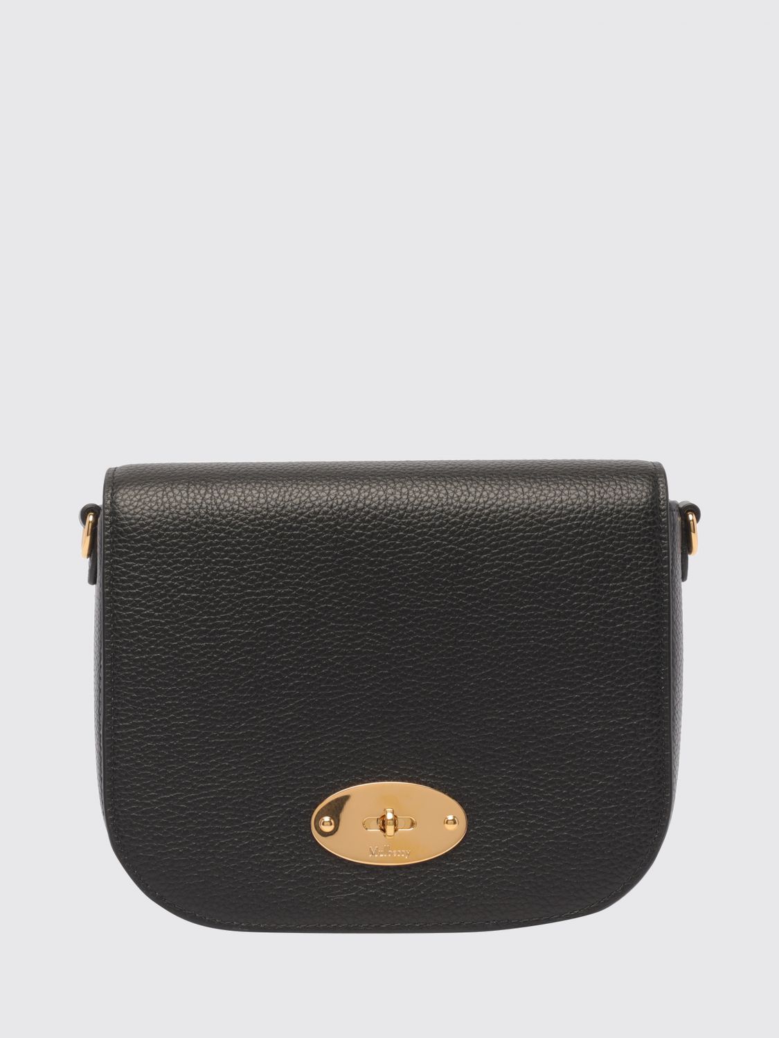 Mulberry Darley Mini Crossbody Bag in Grained Calf Leather with Turn-Lock Closure