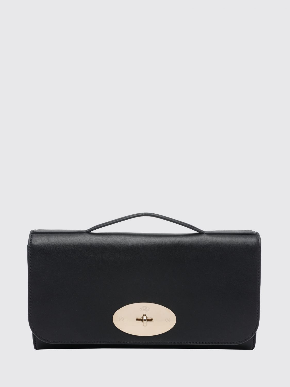 MULBERRY Mini Handbag in Calf Leather with Postman's Lock Closure