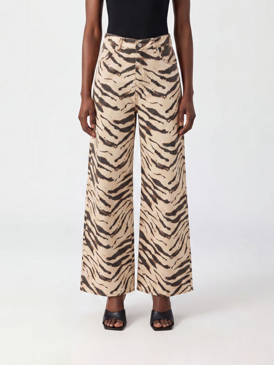 GANNI Jeans Woman color Beige