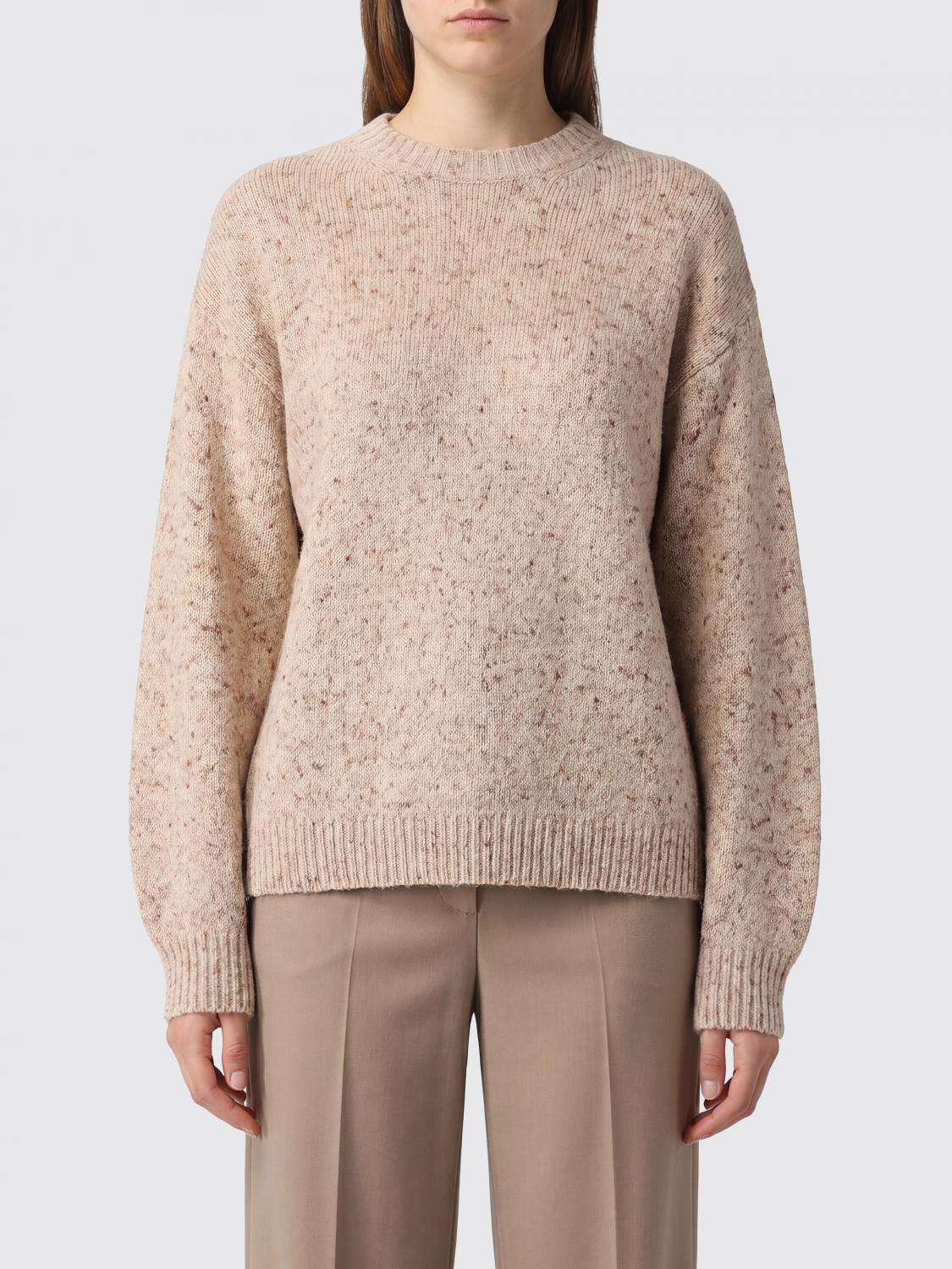 FABIANA FILIPPI Maglia girocollo in misto lana con fantasia astratta