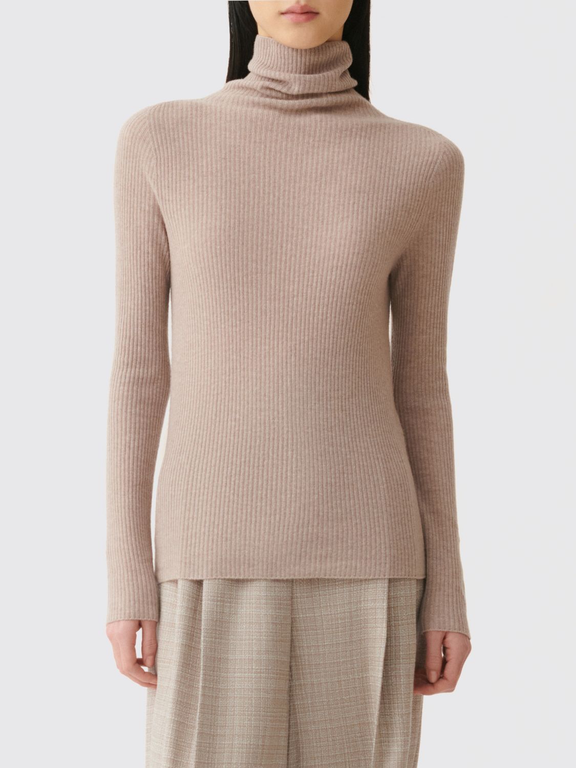 FABIANA FILIPPI Slim Fit Rollkragenpullover aus Woll-, Seiden- und Kaschmirmischung