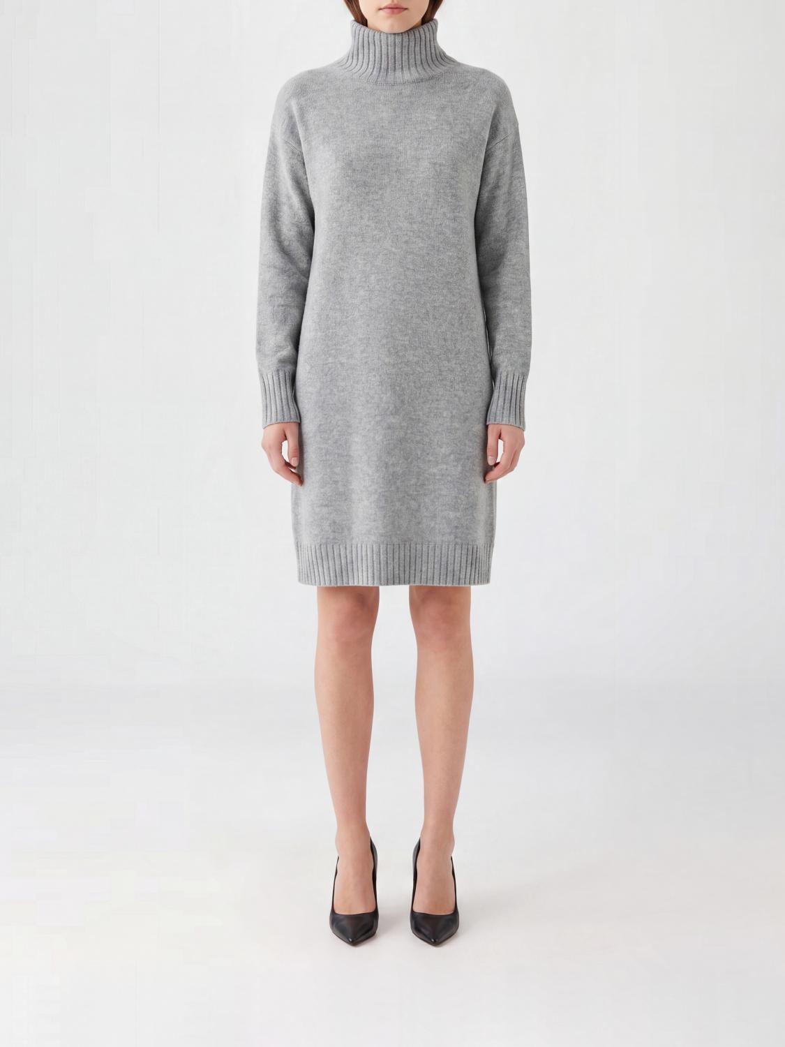 FABIANA FILIPPI Mini abito dolcevita in maglia di lana, seta e cashmere