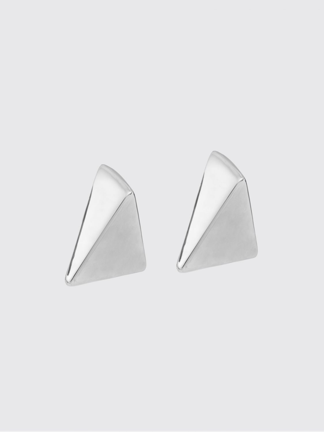 FEDERICA TOSI Orecchini pendenti Virtual dal design triangolare in bronzo