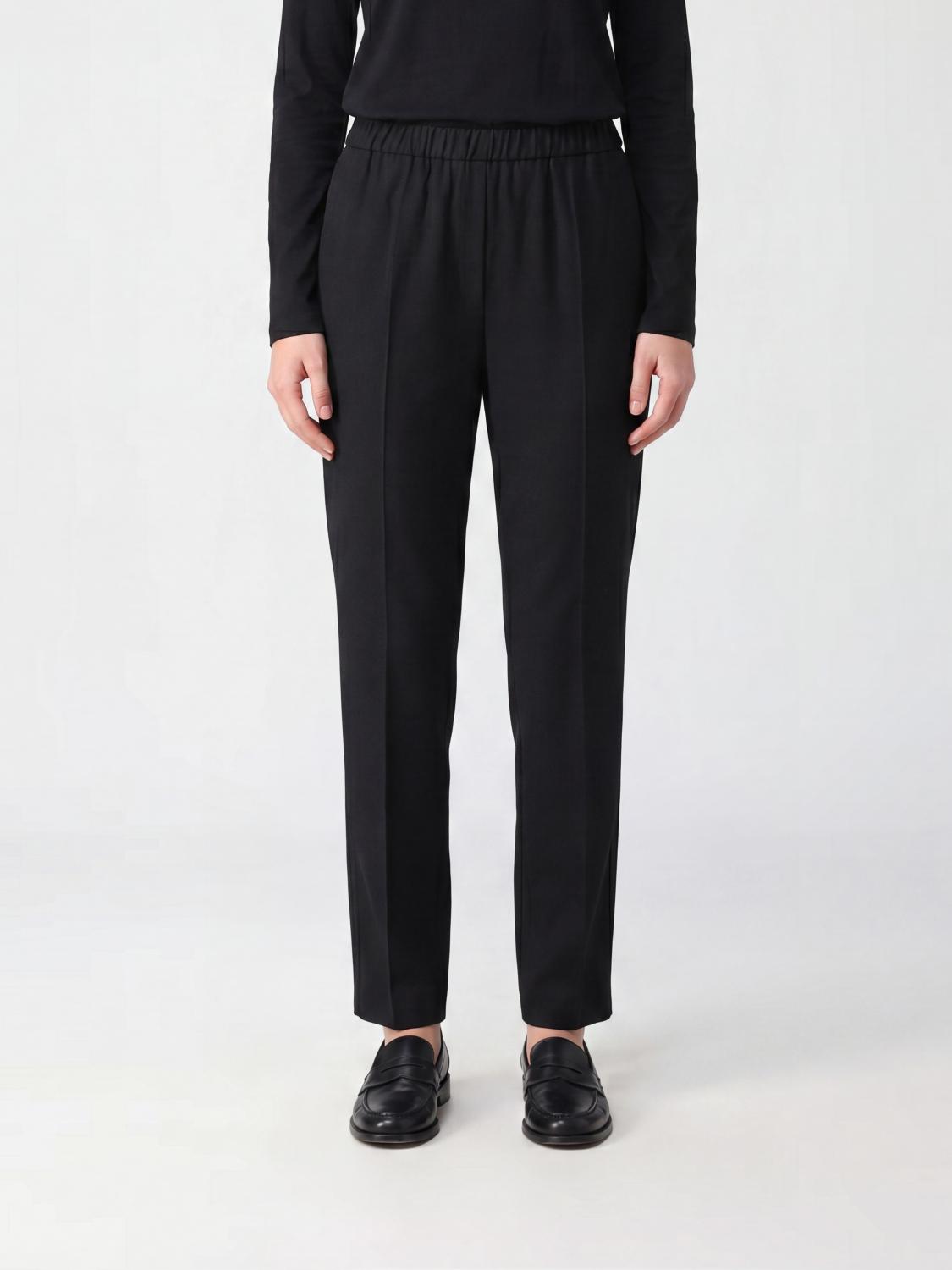 FABIANA FILIPPI Pantaloni skinny in misto lana con vita elasticizzata