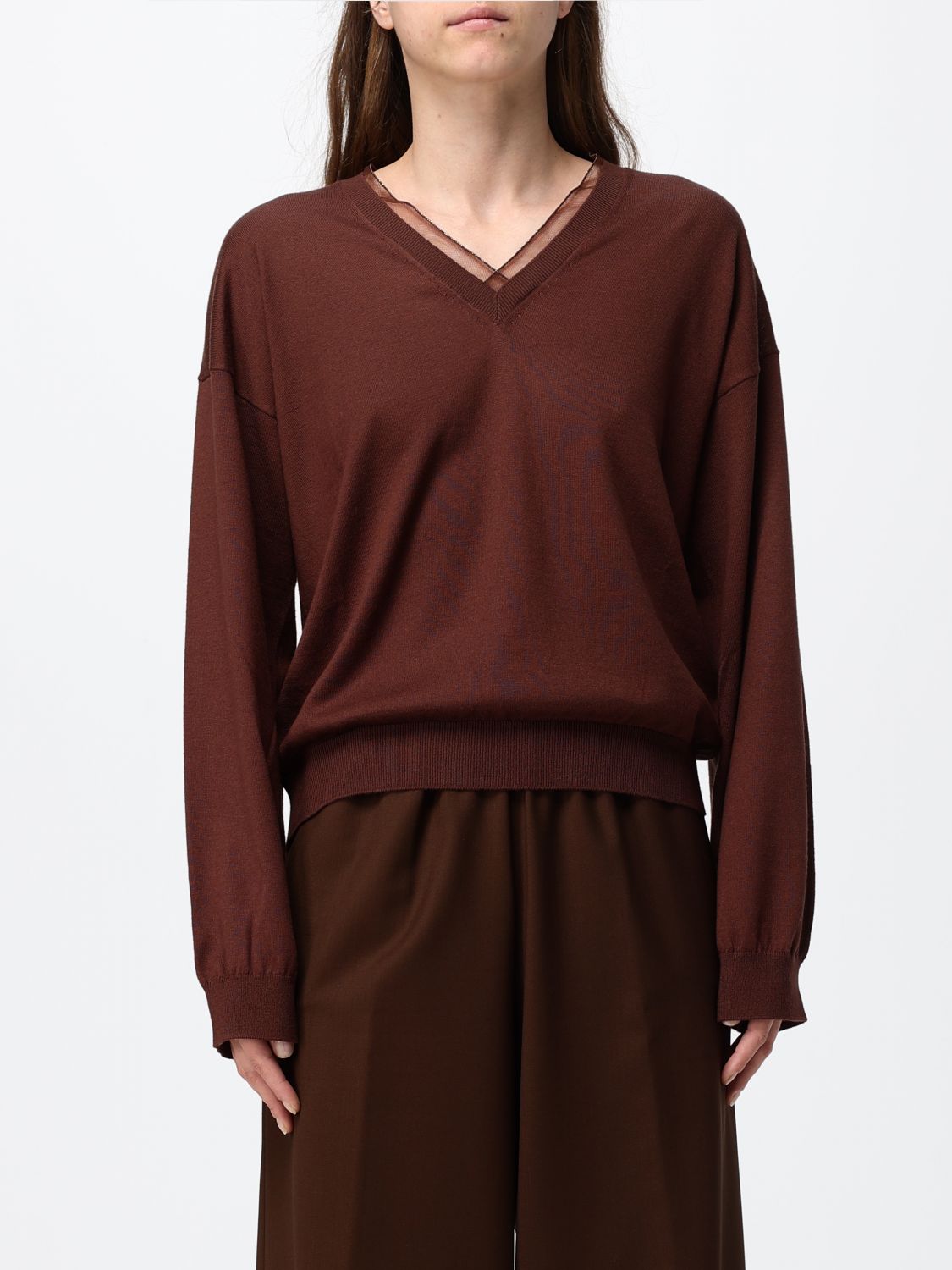 FABIANA FILIPPI Maglia Donna colore Ebano
