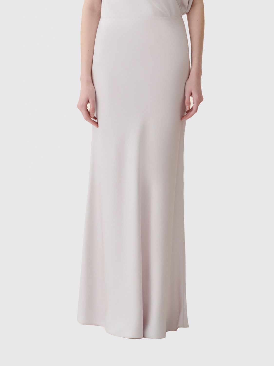 FABIANA FILIPPI Midi-Bleistiftrock aus Satin mit hoher Taille