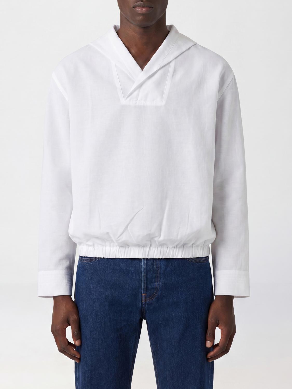 JACQUEMUS Cotton Hoodie with Dropped Shoulders