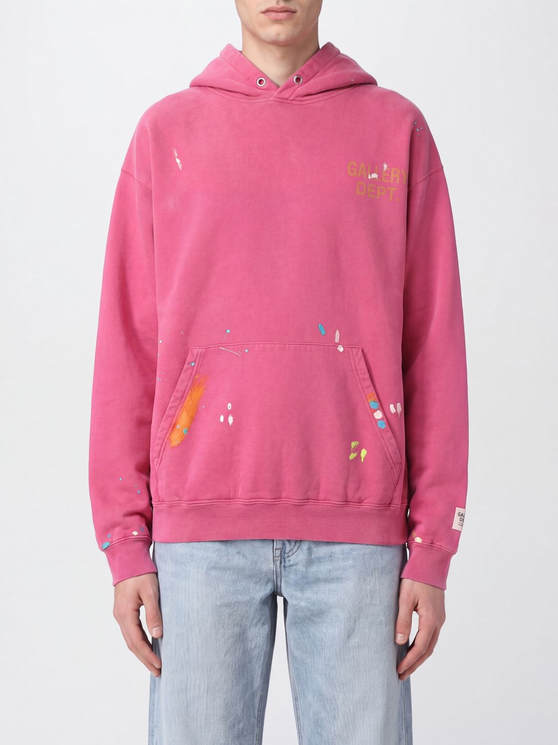 GALLERY DEPT. Felpa con cappuccio in cotone relaxed fit con stampa logo
