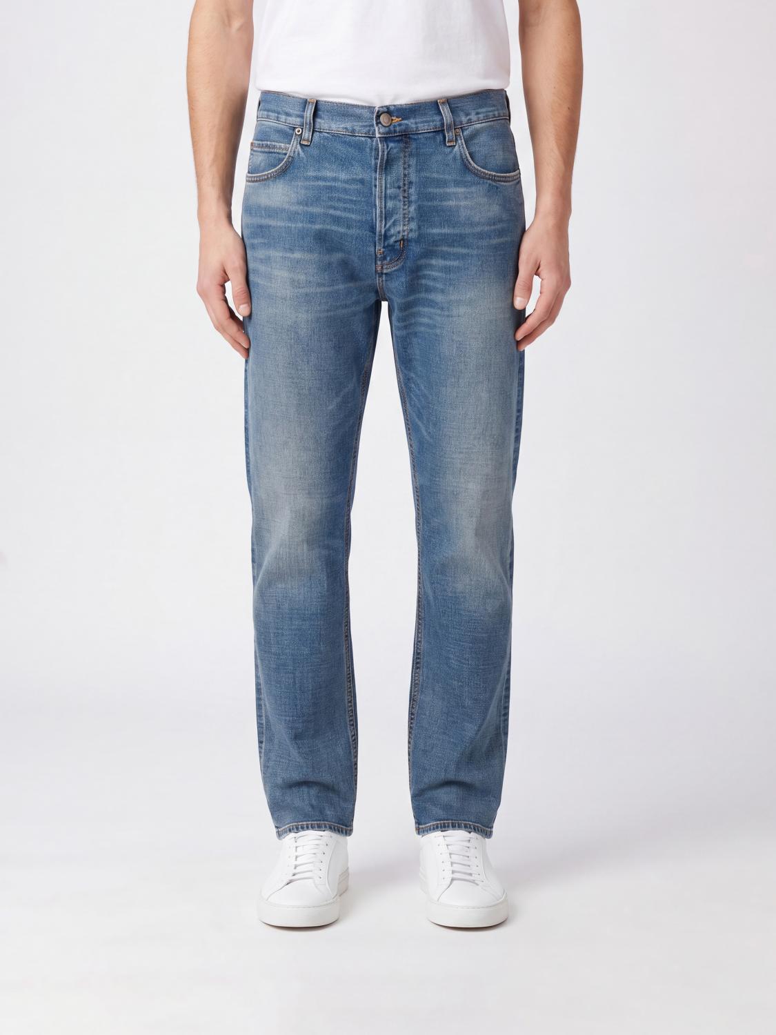 Haikure Blake Straight-Leg Jeans in Blue Cotton Denim
