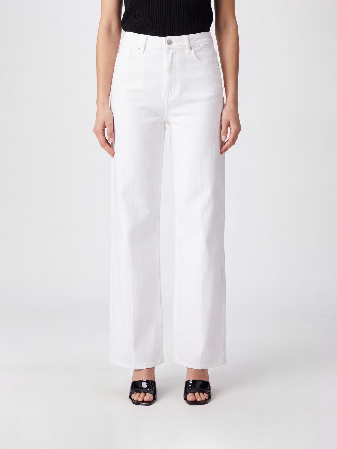 7 FOR ALL MANKIND Jeans Woman color White