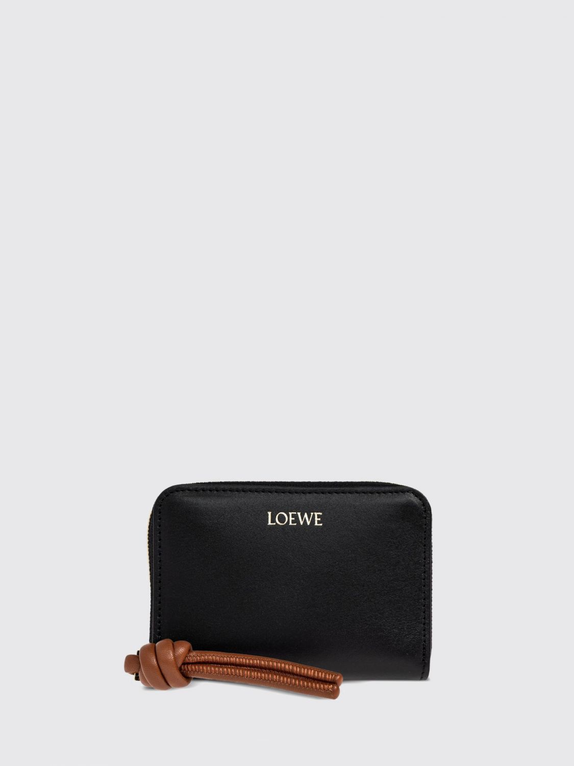 LOEWE Continental Nappa Calfskin Wallet with Zip-Around Closure