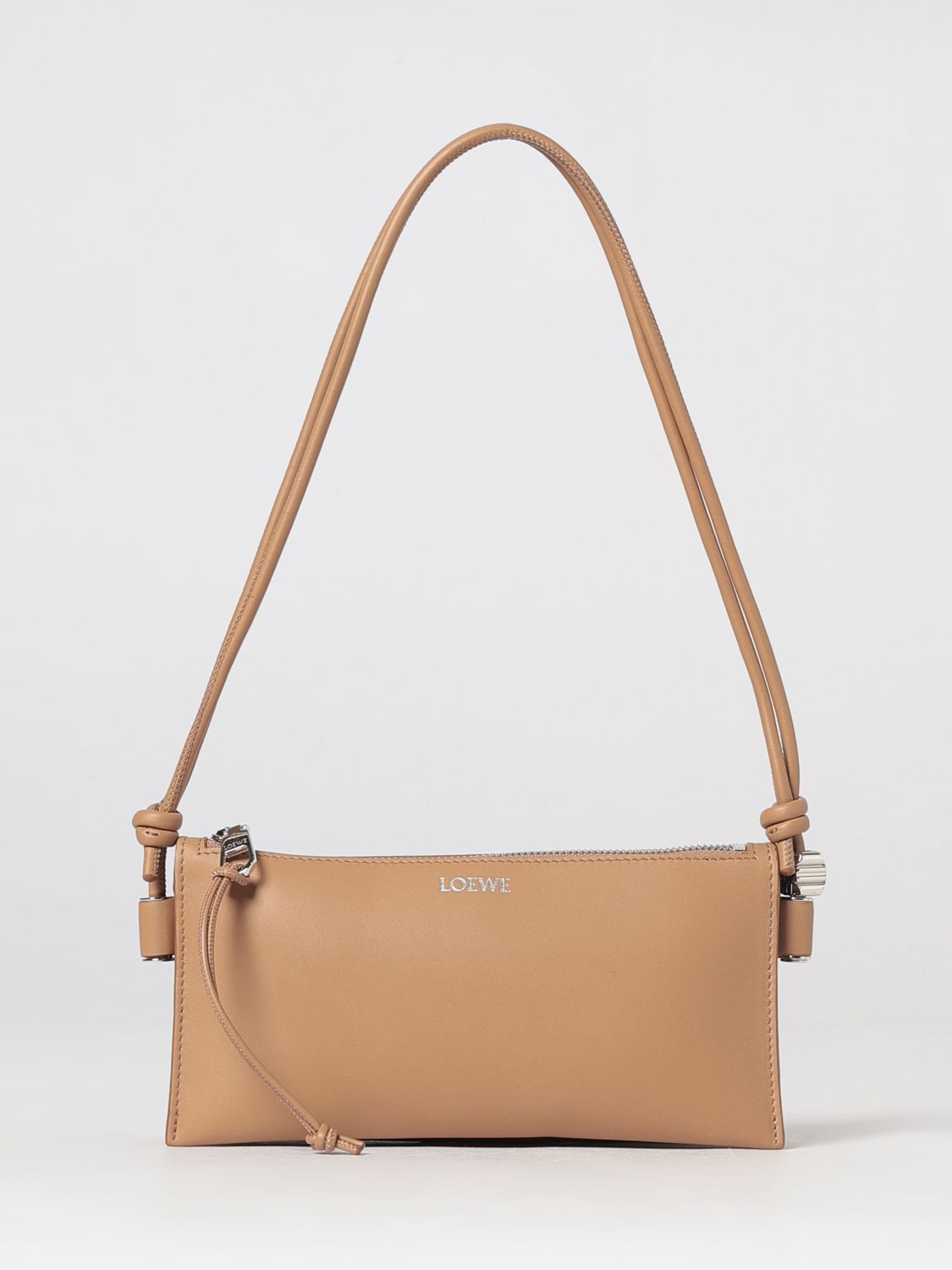 LOEWE Joya Knotted Handle Shoulder Bag in Nappa Leather