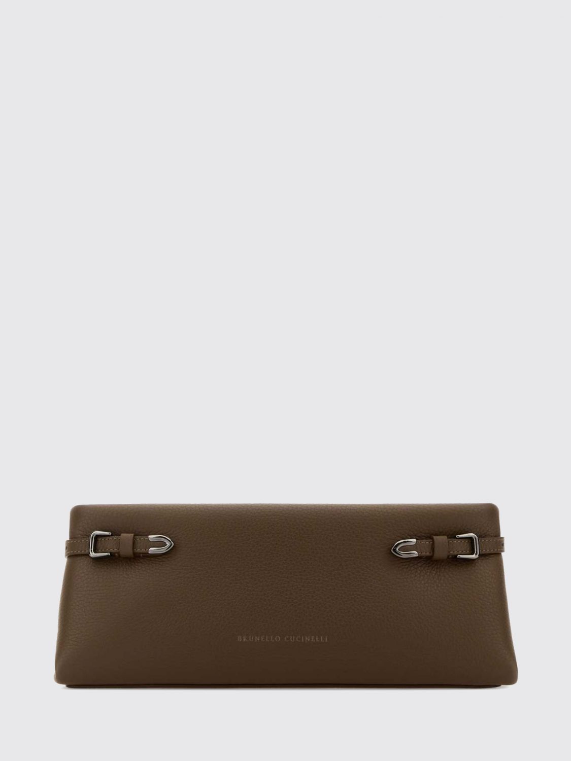 BRUNELLO CUCINELLI Clutch Woman color Mud