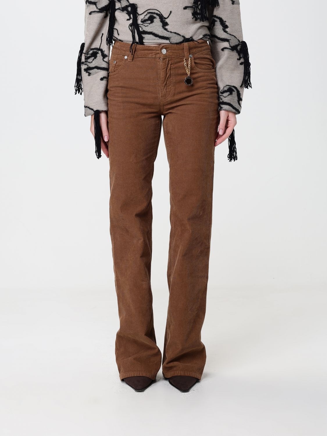 STELLA MCCARTNEY Jeans Woman color Brown