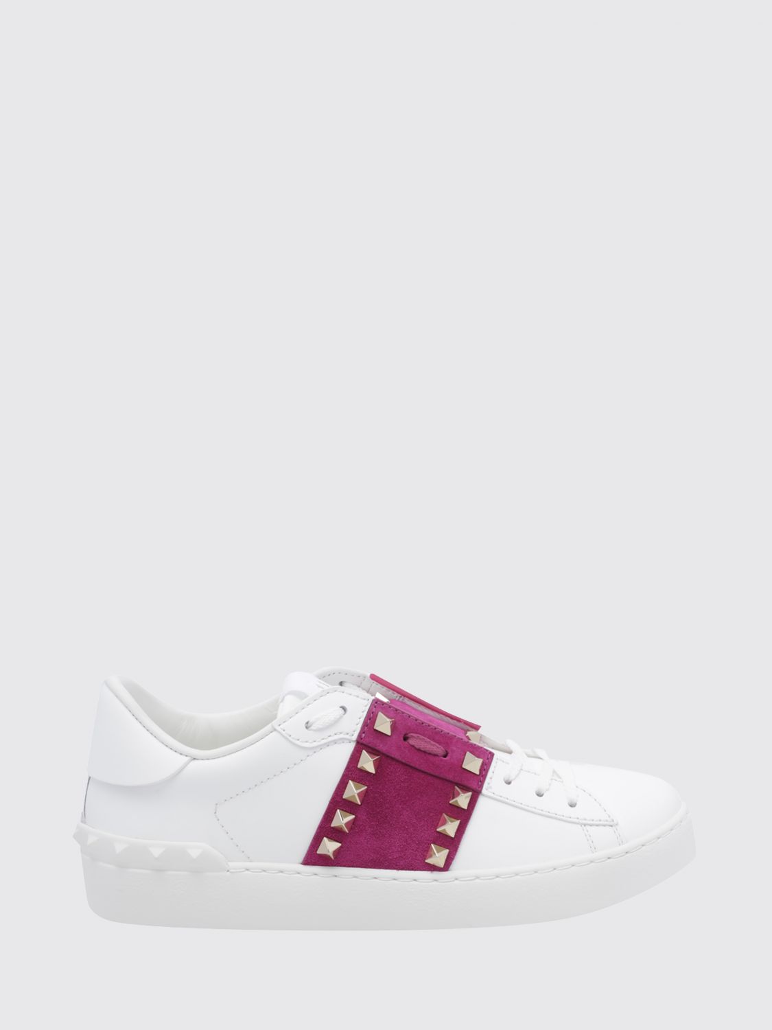 VALENTINO GARAVANI Sneaker Rockstud Untitled in pelle e suede con borchie iconiche