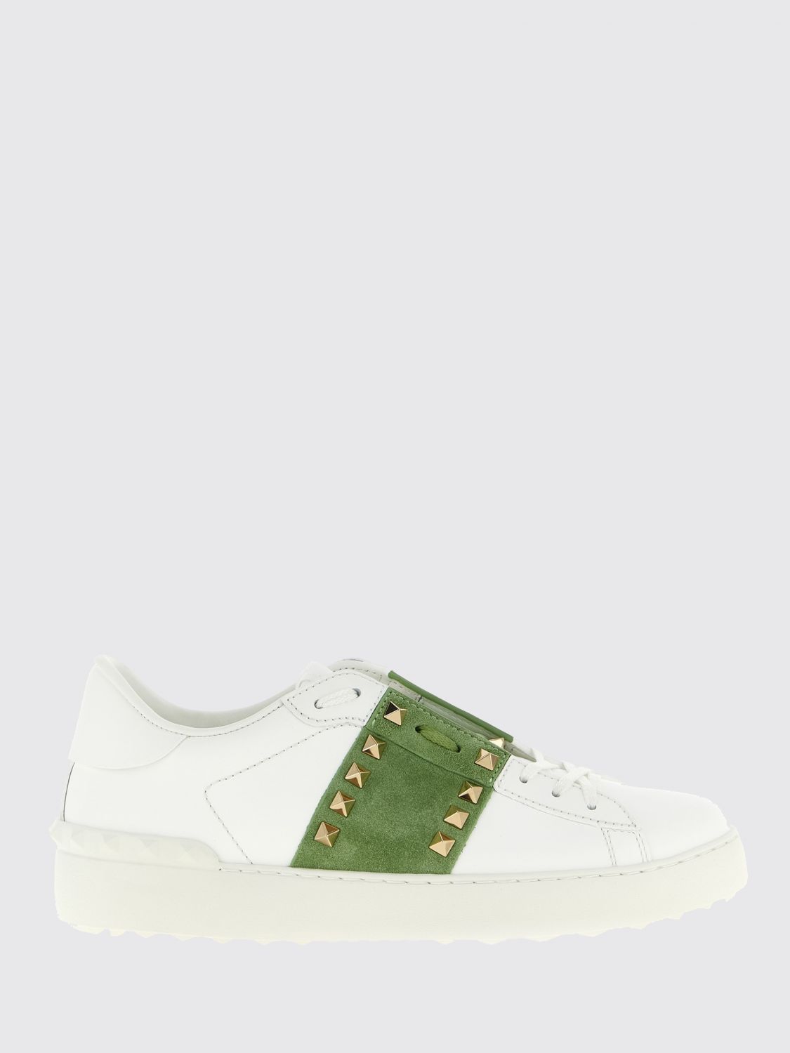 VALENTINO GARAVANI Sneaker Rockstud Untitled in pelle e suede con borchie iconiche