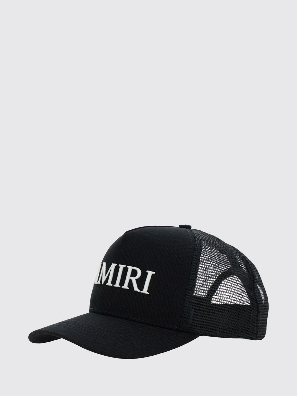 Amiri AMIRI Cotton and Mesh Baseball Cap with Embroidered Logo　AMIRI ロゴ刺繍入りコットン＆メッシュベースボールキャップ