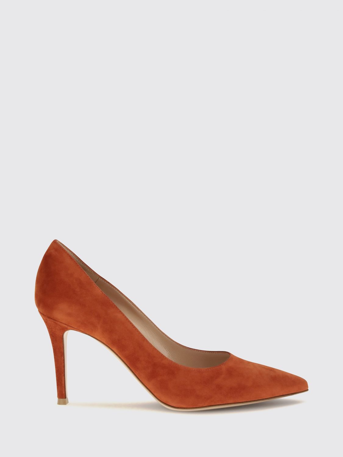 GIANVITO ROSSI Décolleté Gianvito in pelle scamosciata con tacco a spillo