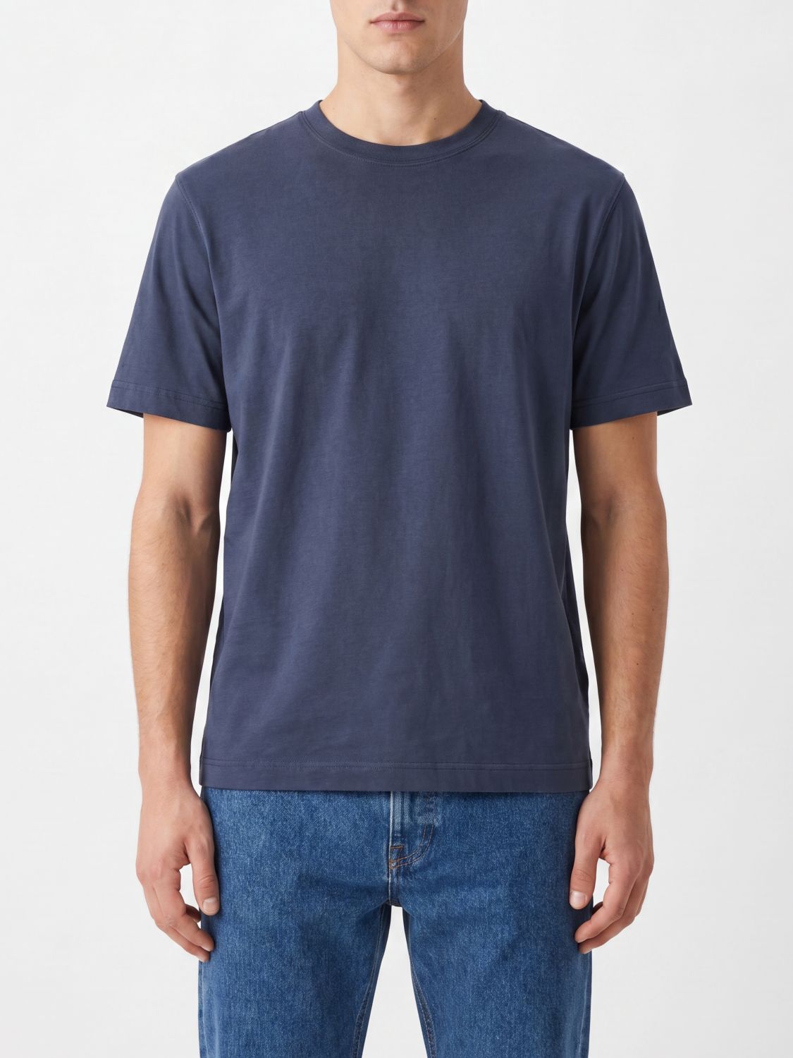 CIRCOLO 1901 T-shirt girocollo in puro cotone a maniche corte