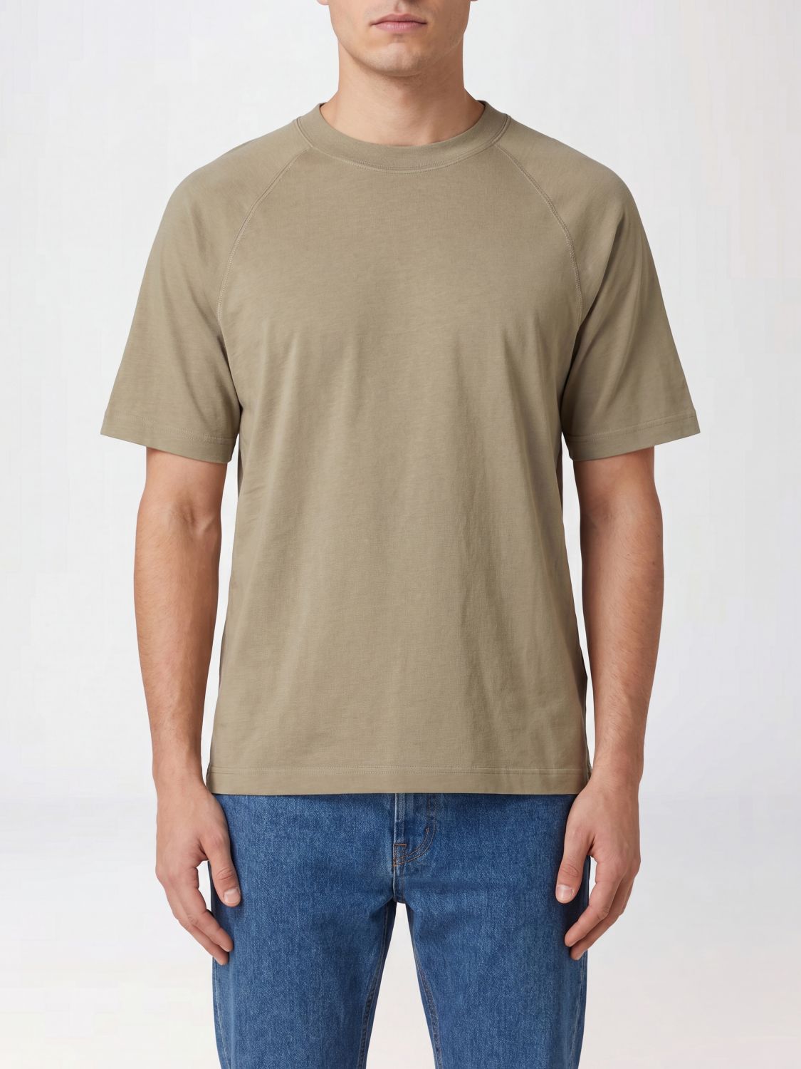 CIRCOLO 1901 T-shirt girocollo in puro cotone a maniche corte