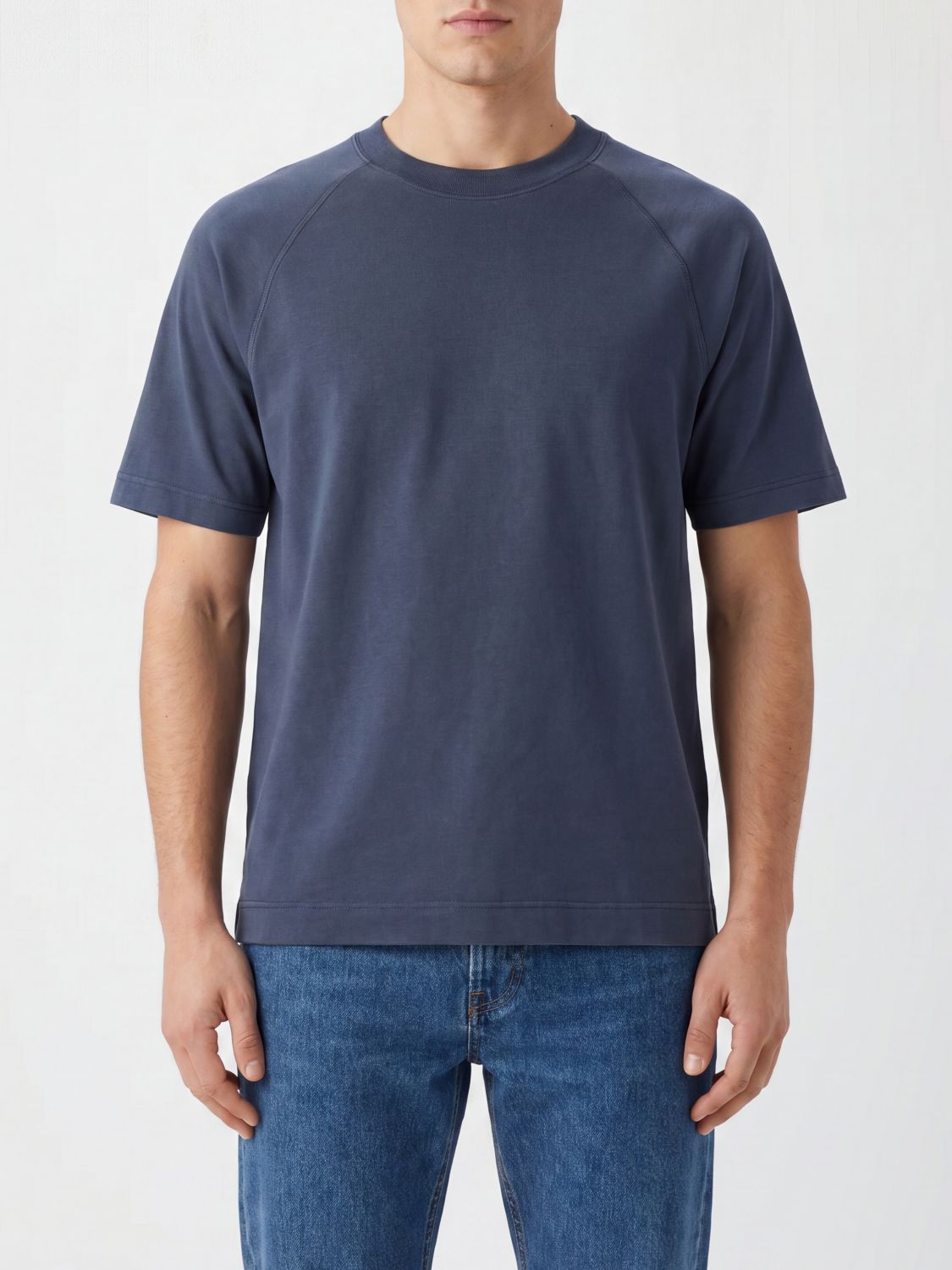 CIRCOLO 1901 T-shirt girocollo in puro cotone a maniche corte