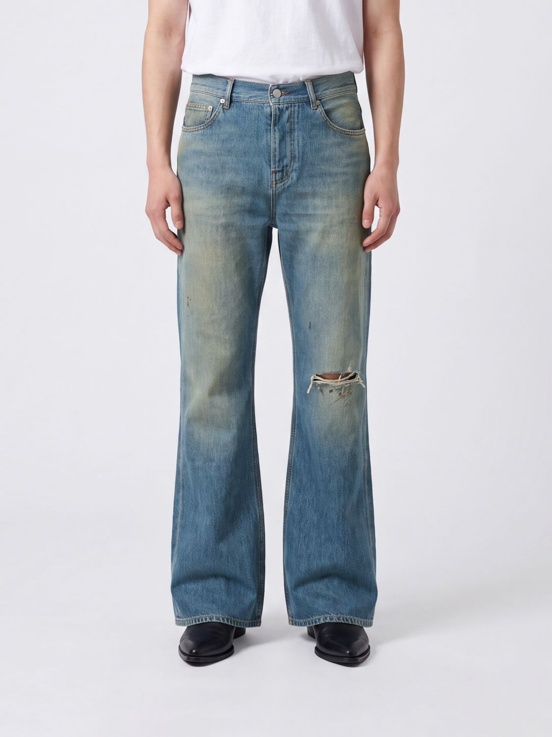 AMIRI Jeans Men color Denim