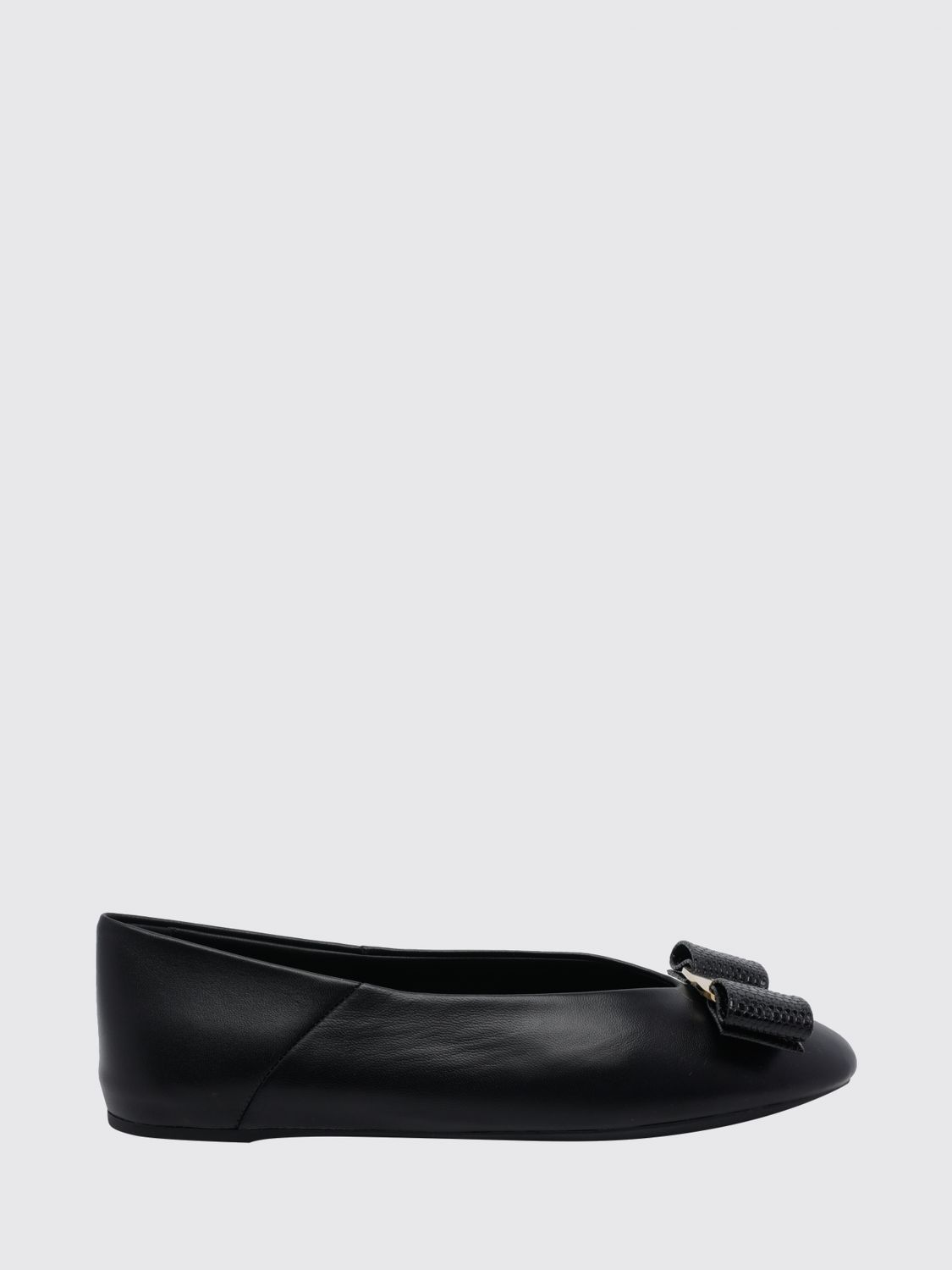 FERRAGAMO Ballet Flat Woman color Black