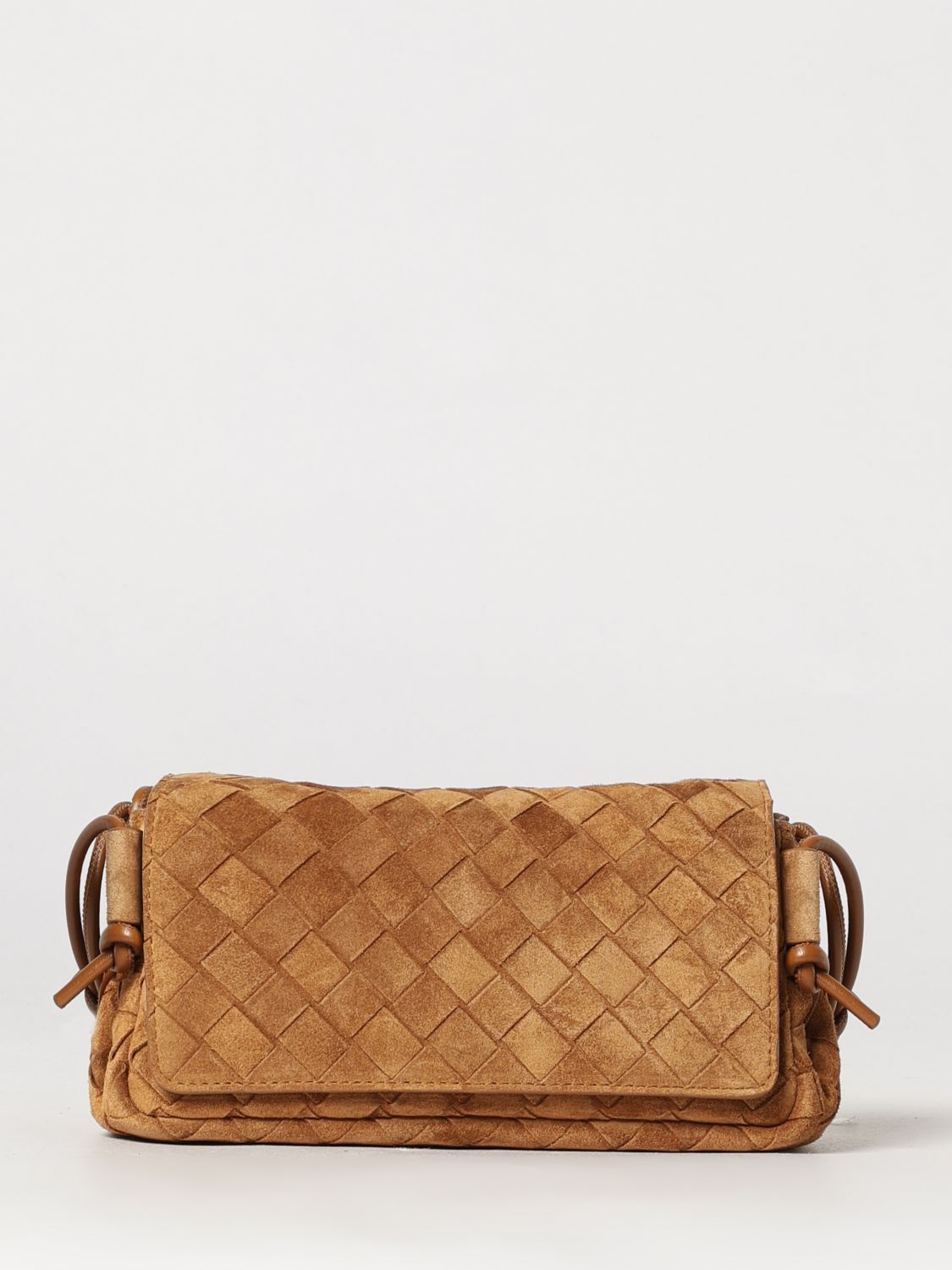 BOTTEGA VENETA Clutch Woman color Brown