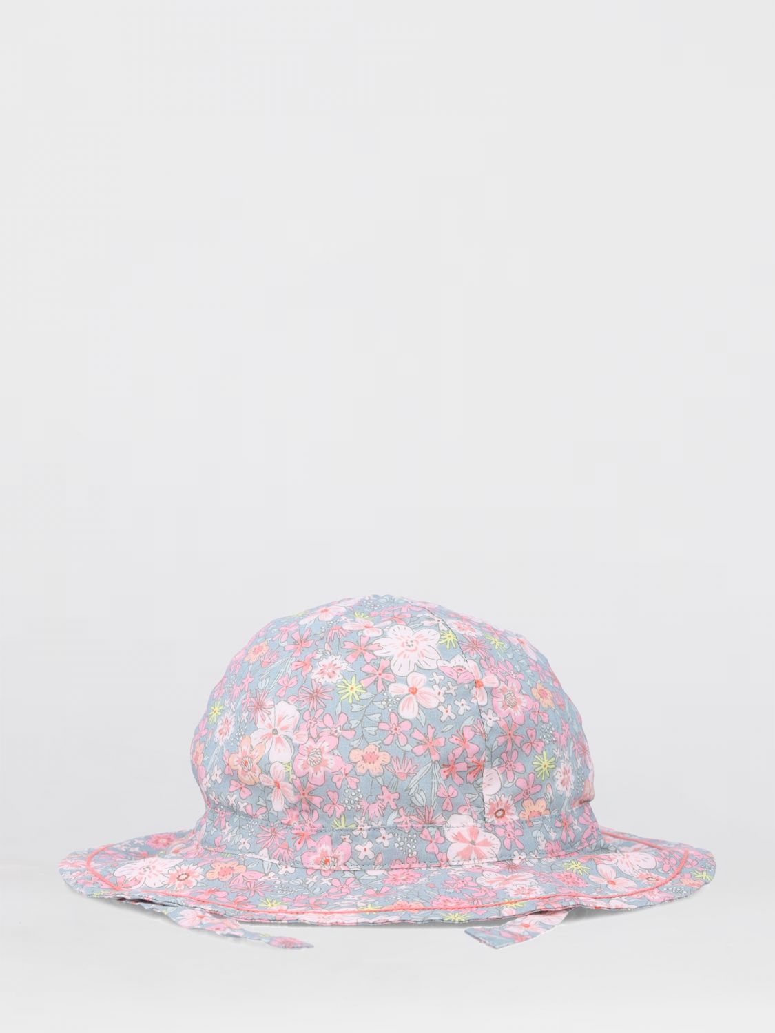 PETIT BATEAU Cappello da pescatore da bambina in cotone con stampa floreale
