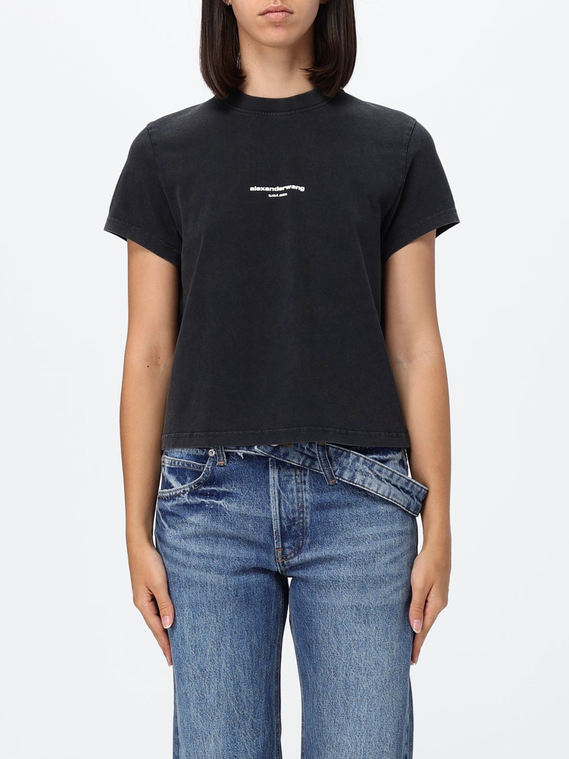 ALEXANDER WANG T-Shirts Donna colore Nero