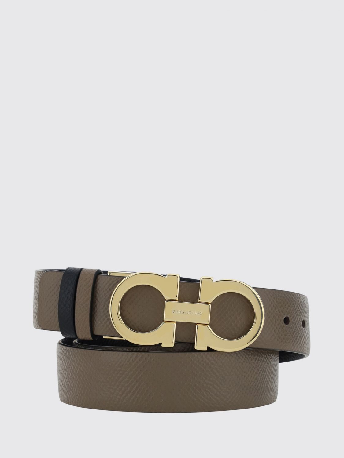 FERRAGAMO Belt Woman color Brown
