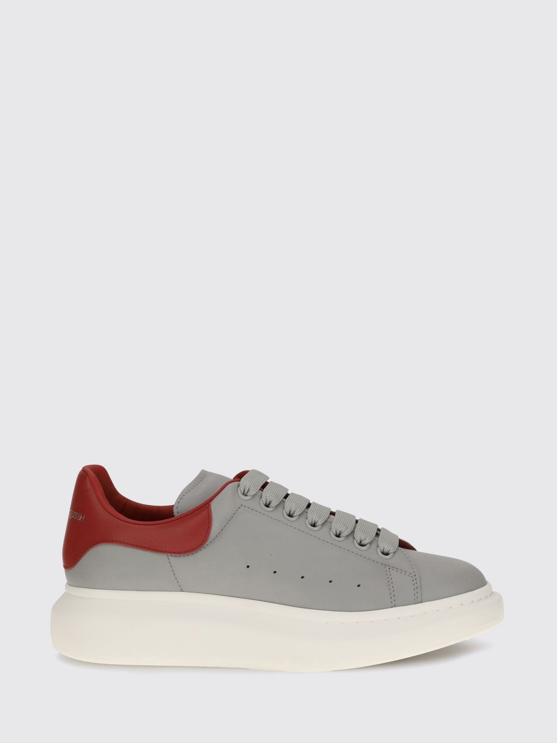 McQueen Zweifarbige Oversize-Sneaker Alexander aus Kalbsleder mit Chunky-Sohle