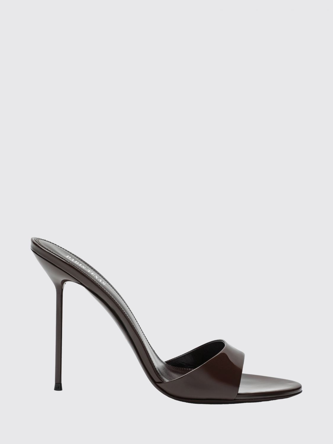 PARIS TEXAS Lidia Pantoletten aus Lackleder mit hohem Stilettoabsatz
