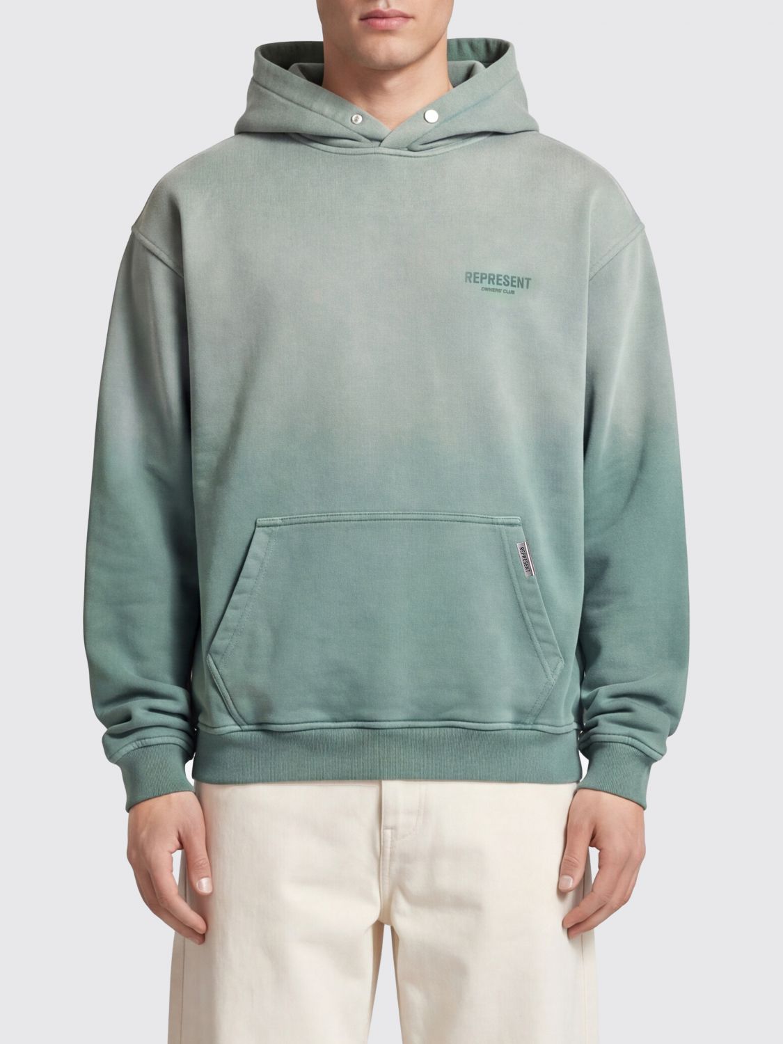 REPRESENT Relaxed-Fit-Hoodie aus Baumwolle von mit gedrucktem Logo