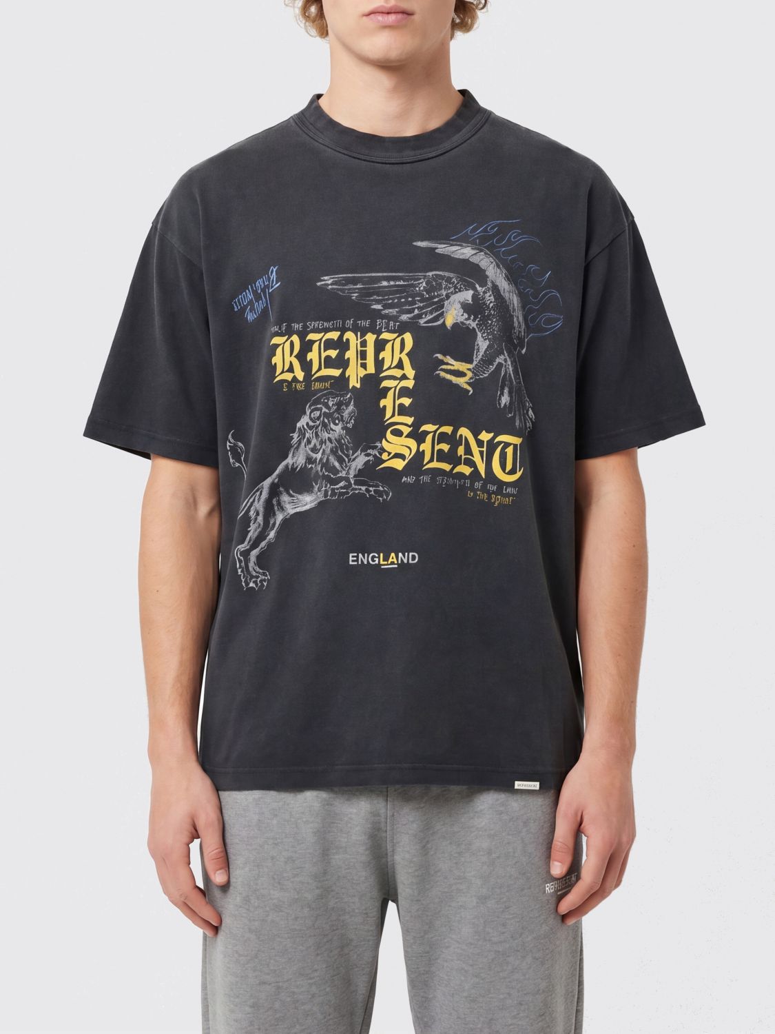 REPRESENT T-Shirt Uomo colore Nero