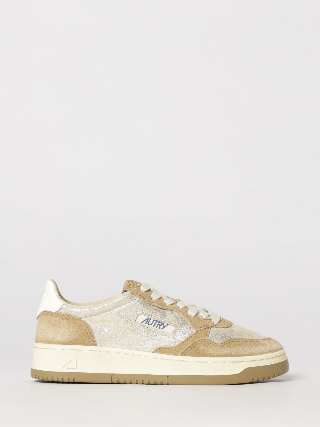 AUTRY Sneakers Medalist Low in pelle bicolore con punta traforata