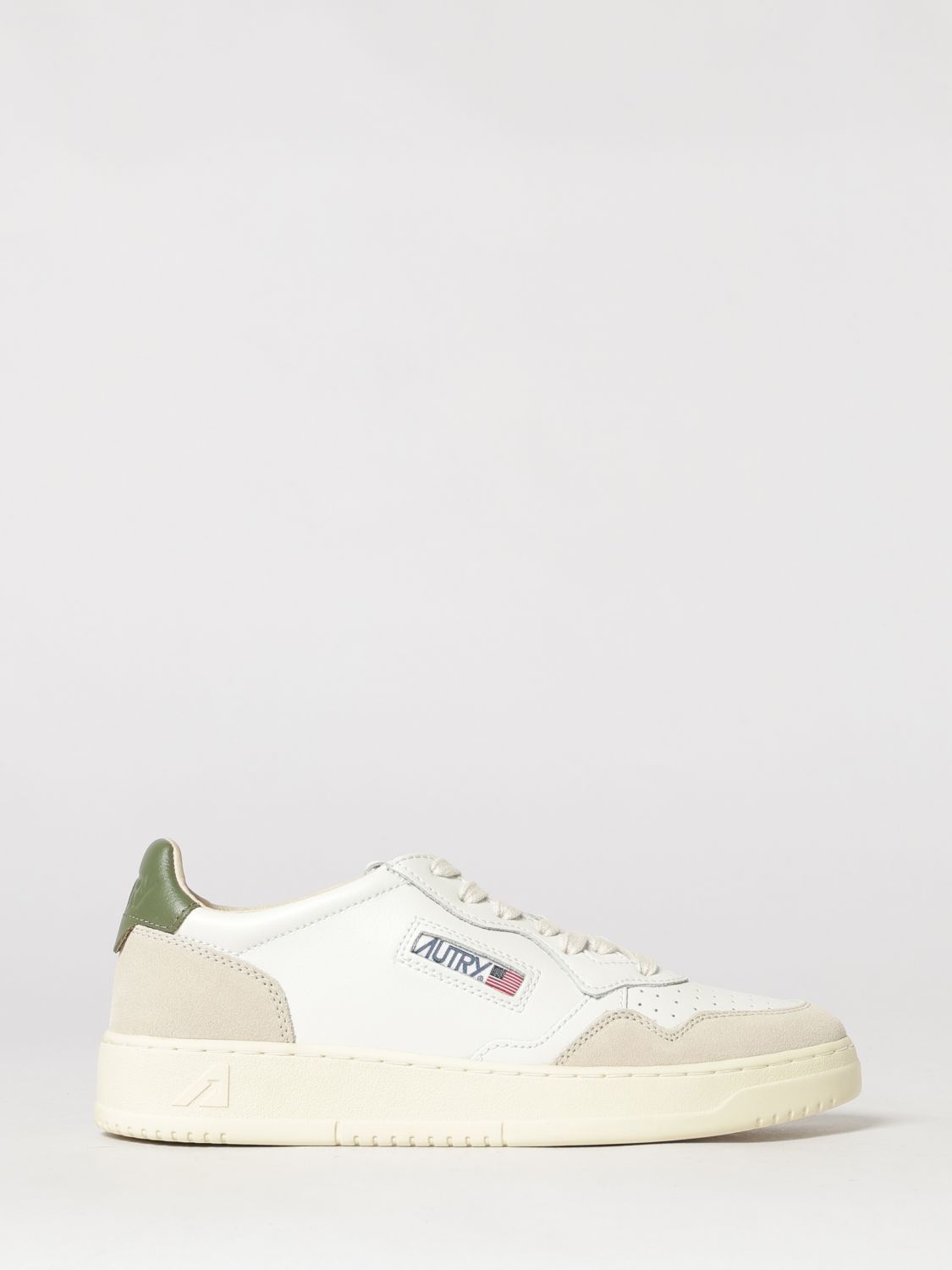AUTRY Sneakers Medalist Low in pelle e suede con design bicolore