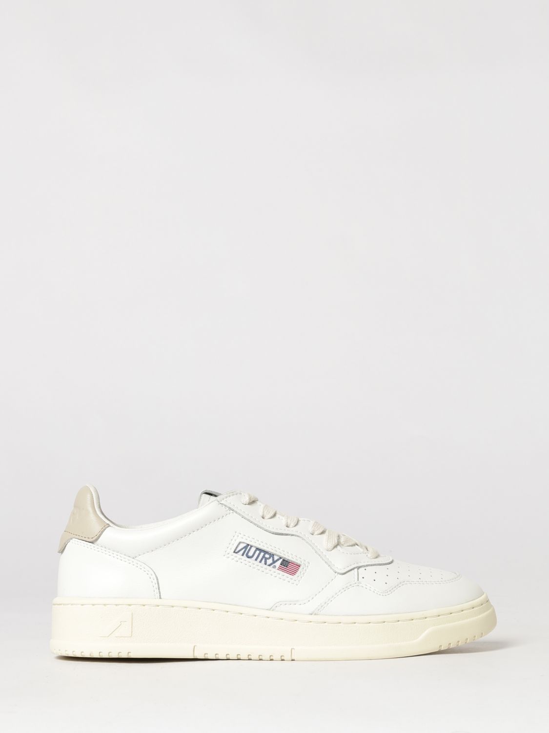 AUTRY Sneakers Medalist Low in pelle e suede con design bicolore