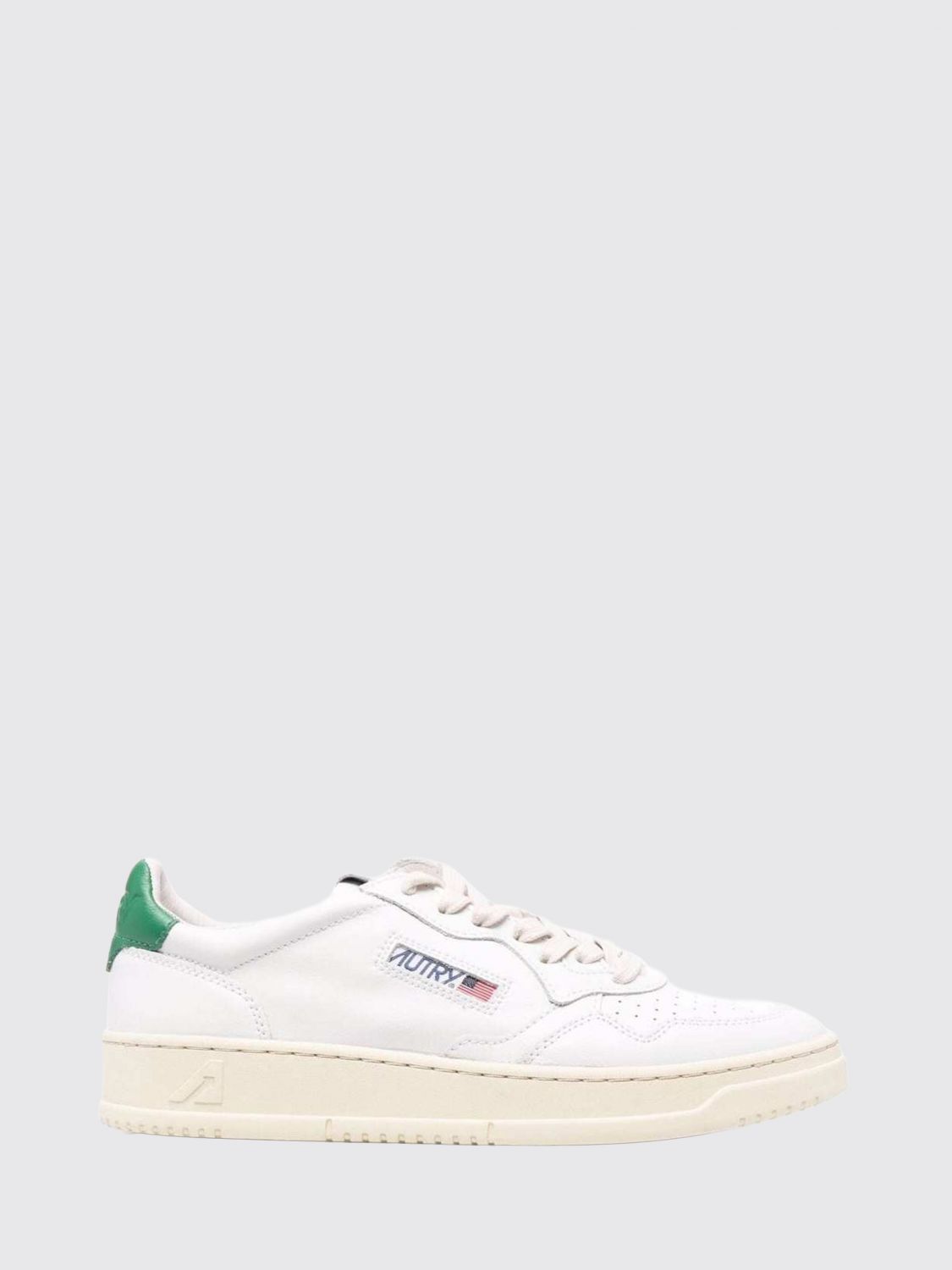 Autry Medalist Low Top Trainers in Bicolour Leather and Suede