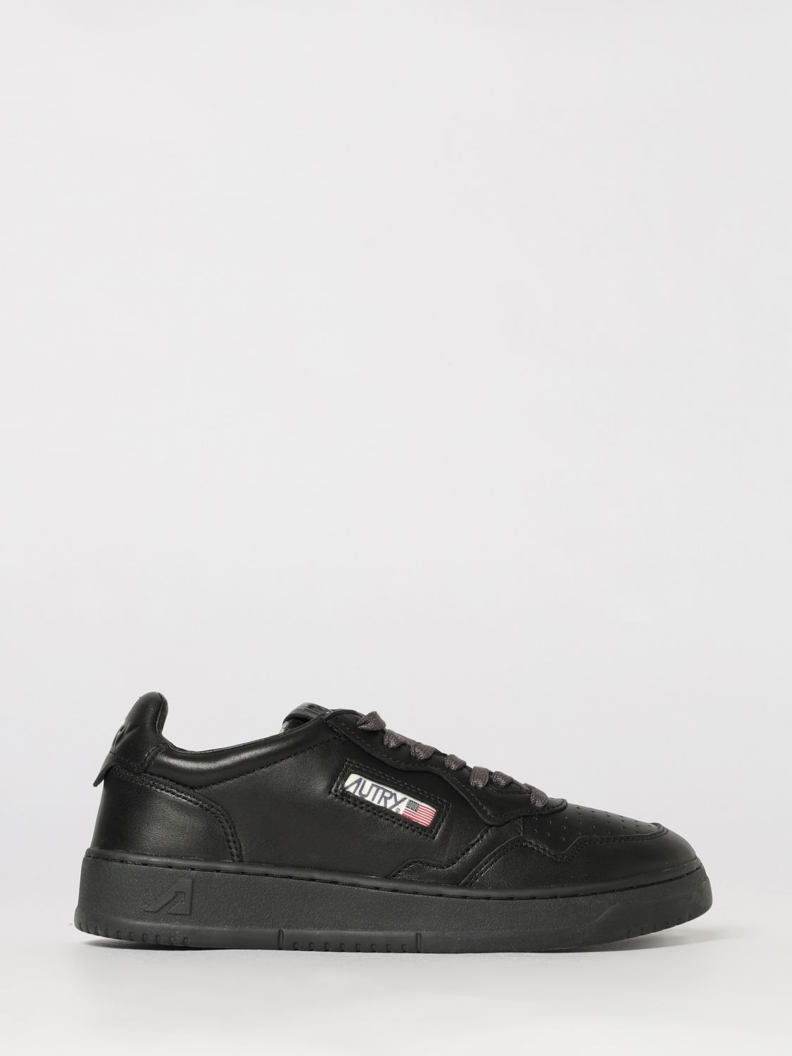 AUTRY Medalist Low Top Sneakers aus zweifarbigem Leder und Wildleder